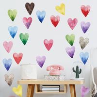 New Creative Watercolor Love Wall Stickers main image 6