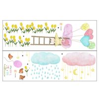 New Creative Hand-painted Cartoon Balloon Wall Stickers sku image 1