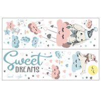 New Creative Cartoon Cloud Bunny Wall Sticker sku image 1