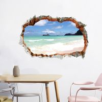 New Simple Hole Landscape Wall Sticker main image 3