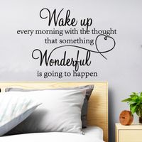 New Wake Up English Proverbs Inspirational Stickers main image 4