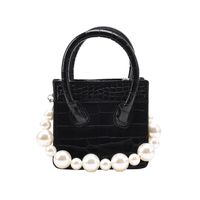 New Trendy Fashion Pearl Chain Messenger Bag main image 3