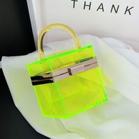 Mode Acryl Transparente Box Tasche sku image 1
