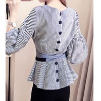Blouses Simple Style Solid Color main image 4