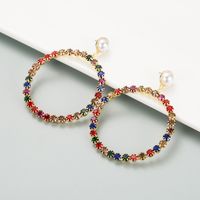 Nouvelles Boucles D'oreilles En Perles En Alliage Exagérées main image 3