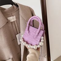 Fashion Pearl Chain Stone Pattern Bag main image 6