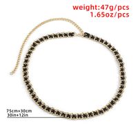 Single Layer Retro Flannel Waist Chain main image 6