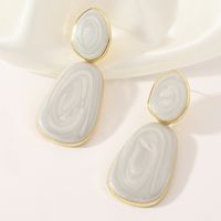 Fashion Oval Candy Color Earrings main image 5
