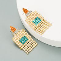 Creative Bullet Alloy Earrings sku image 3