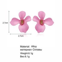 New Flower Creative Candy Color Earrings main image 5