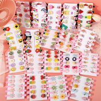 Children's Cute Korean Hair Clips Set main image 1