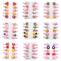 Children's Cute Korean Hair Clips Set main image 6