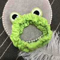 Süßes Mode Grünes Kleines Frosch Stirnband main image 4
