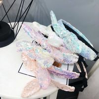 Fashion Sequined Rabbit Ears Hair Band main image 4