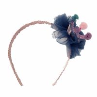 Cute Sequin Crown Colorful Ball Net Yarn Children's Headband main image 6