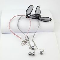 Simple Lace Rabbit Ears Cute Bow Hairband main image 6