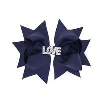 Children's Solid Color Bow Hairpin sku image 3
