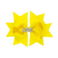 Children's Solid Color Bow Hairpin sku image 5