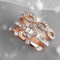 Bague En Diamant Avec Perle Et Ouverture Fleur Exagérée Simple sku image 2
