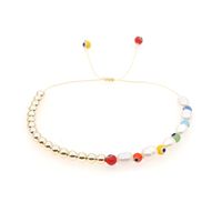 Creative Fashion Baroque Pearl Colorful Glass Eye Beads Bracelet main image 6