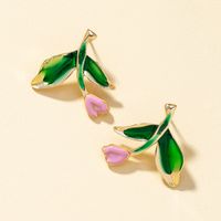 Simple Fashion Retro Flower Earrings main image 3