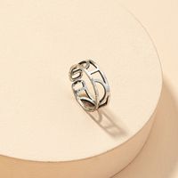 Fashion Hollow Geometric Retro Ring sku image 2