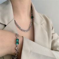 New Fashion Double Stitching Chain Necklace main image 4