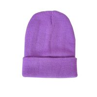 Fashion Solid Color Knitted Hat main image 3