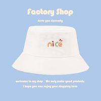 Korean Simple Color Fisherman Hat main image 4