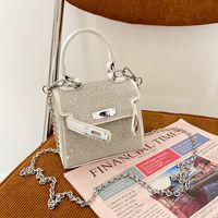 New Fashion Diamond-studded Mini Square Bag main image 5