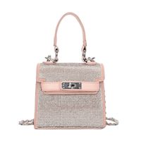 New Fashion Diamond-studded Mini Square Bag main image 6