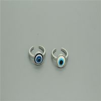 Resin Simple Blue Eye Ring main image 4