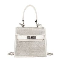 New Fashion Diamond-studded Mini Square Bag sku image 1