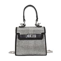 New Fashion Diamond-studded Mini Square Bag sku image 3