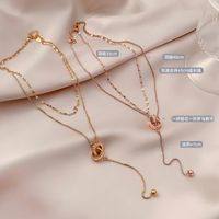 Fashion Simple Double Layered Necklace main image 6