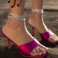 Simple Retro Multilayer Tassel Woven Anklet main image 6