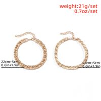 Simple Retro Multilayer Tassel Woven Anklet main image 3