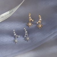 Korean Fashion Diamond Earrings main image 1
