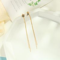 Pendientes Creative Asymmetric Star Moon main image 4