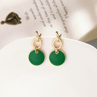 Korean Creative Knotted Geometric Earrings main image 4