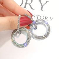 Micro-inlaid Diamond Fashion Earrings sku image 2