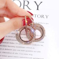 Micro-inlaid Diamond Fashion Earrings sku image 3