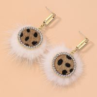 Leopard Print Fashion Elegant Earrings sku image 1