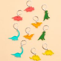 Fashion Cute Stegosaurus Acrylic Earrings Set main image 4