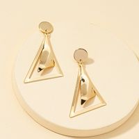 Metal Geometric Earrings main image 3