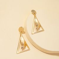 Metal Geometric Earrings main image 4