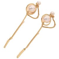 Pearl Chain Earrings main image 6