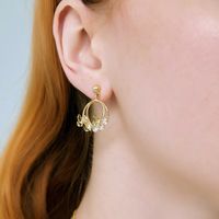Fashion Golden Butterfly Earrings main image 4