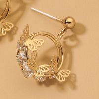 Fashion Golden Butterfly Earrings main image 5