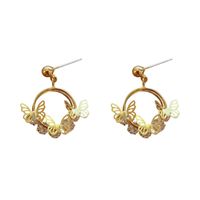 Fashion Golden Butterfly Earrings main image 6